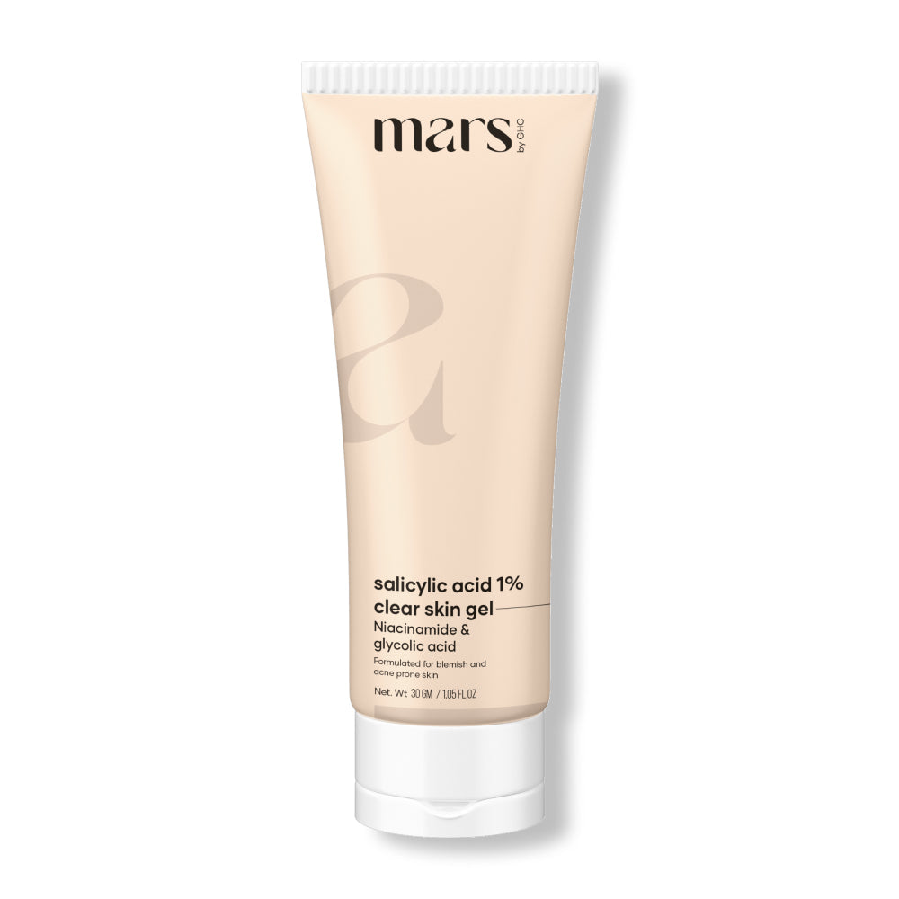 Salicylic Acid Clear Skin Gel: With Niacinamide, Glycolic Acid (AHA BHA)