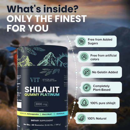 VITALISENCE© 100% SHILAJIT GUMMY PLATINUM