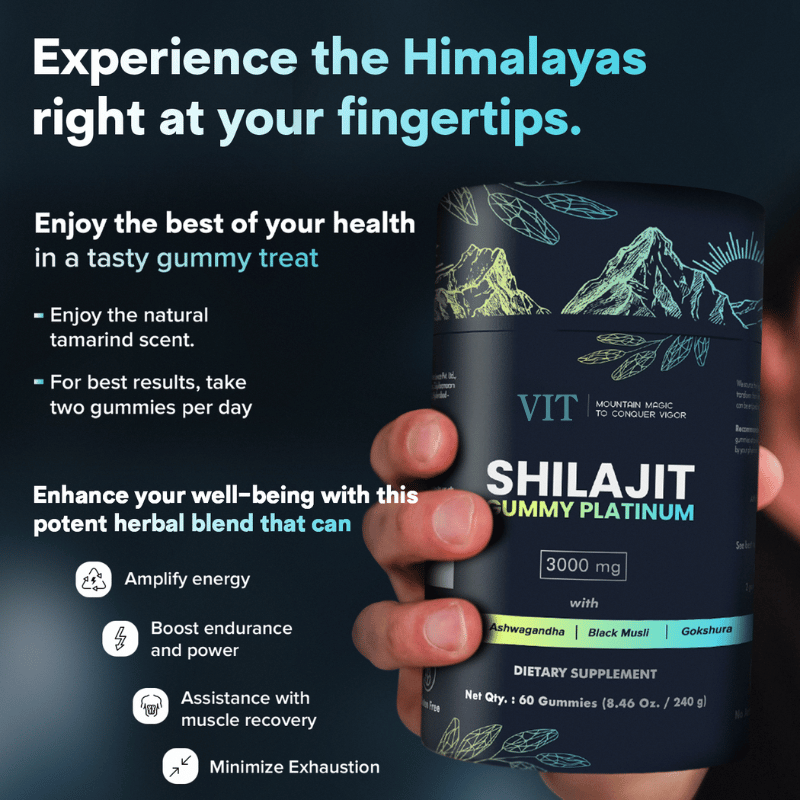 VITALISENCE© 100% SHILAJIT GUMMY PLATINUM