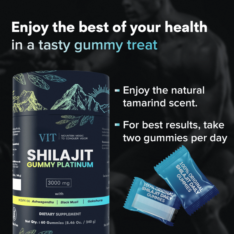 VITALISENCE© 100% SHILAJIT GUMMY PLATINUM