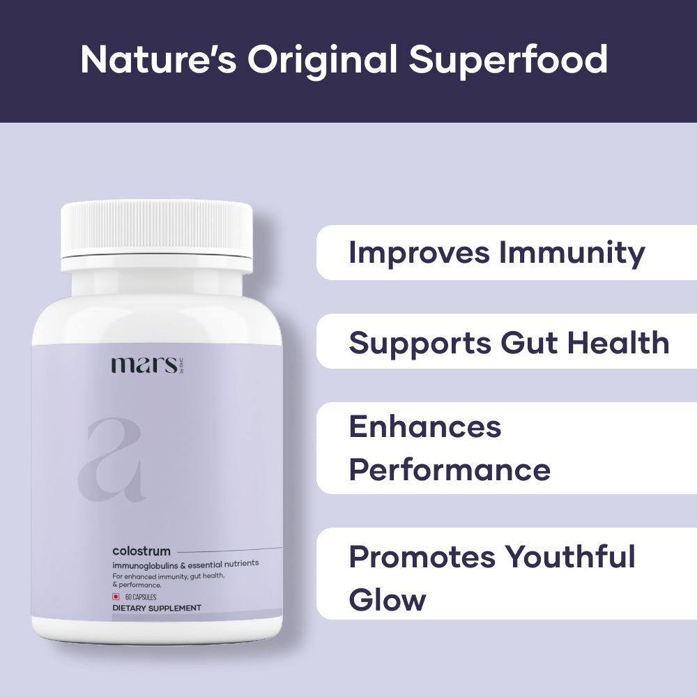 Mars Colostrum Capsules – Immune Boost, Gut Health, and Muscle Recovery Support