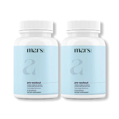 Mars Pre-Workout Capsules : Powered With Creatine & Spirulina