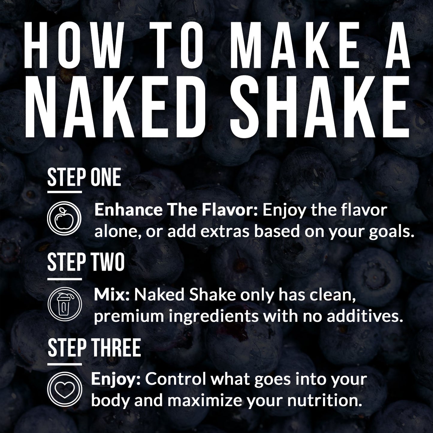 blueberry protein shake powder