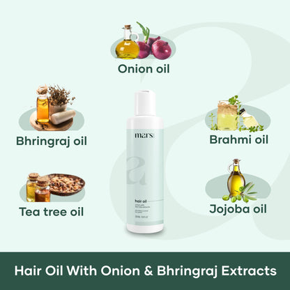 Hair Growth Max Combo: Rosemary Serum, Biotin Tablets & Onion Hair Oil