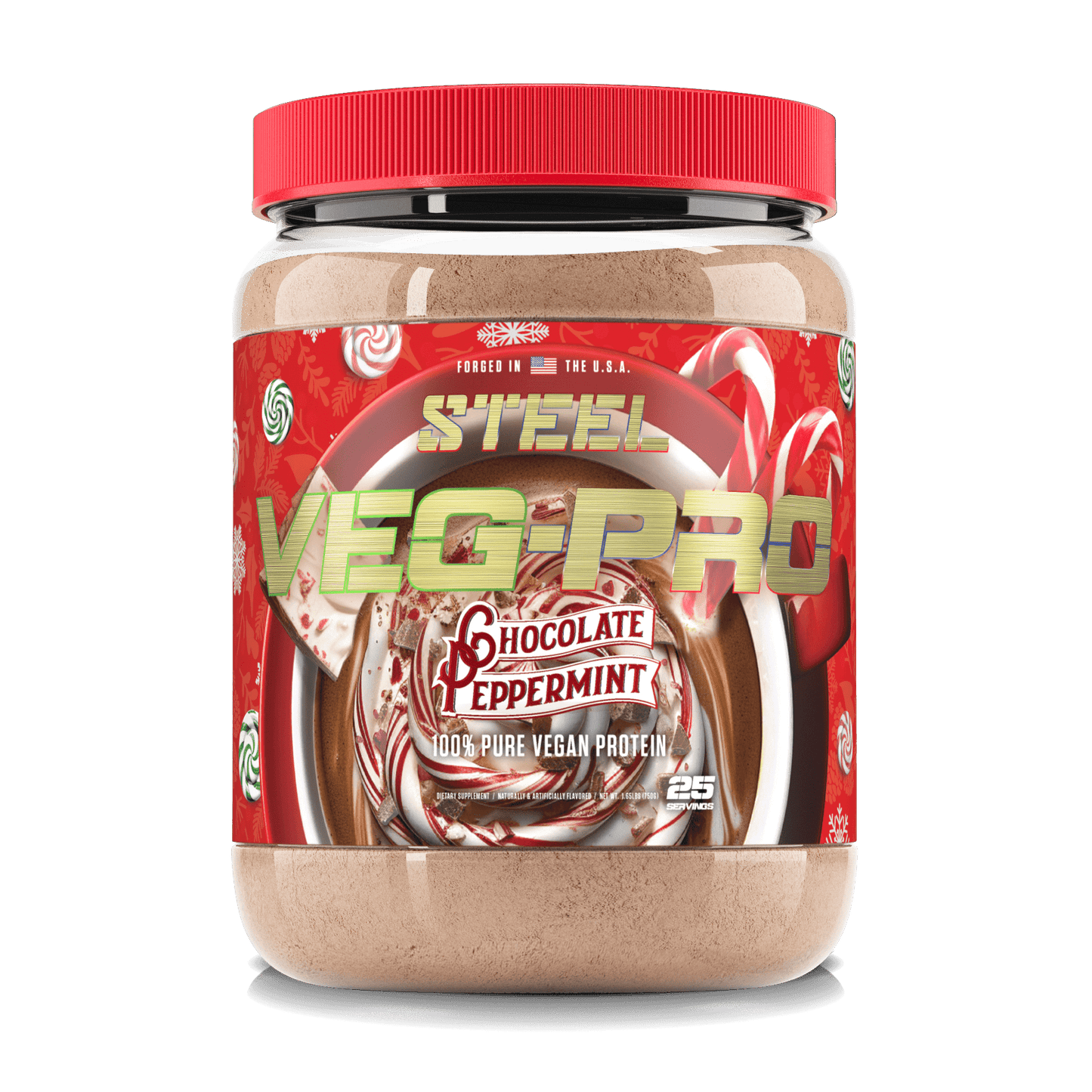 The Steel Supplements Supplement Chocolate Peppermint VEG-PRO