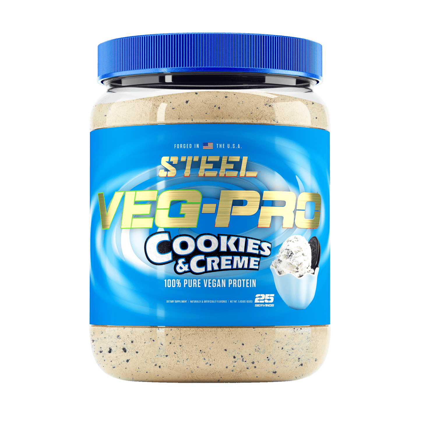 The Steel Supplements Supplement Cookies & Creme VEG-PRO