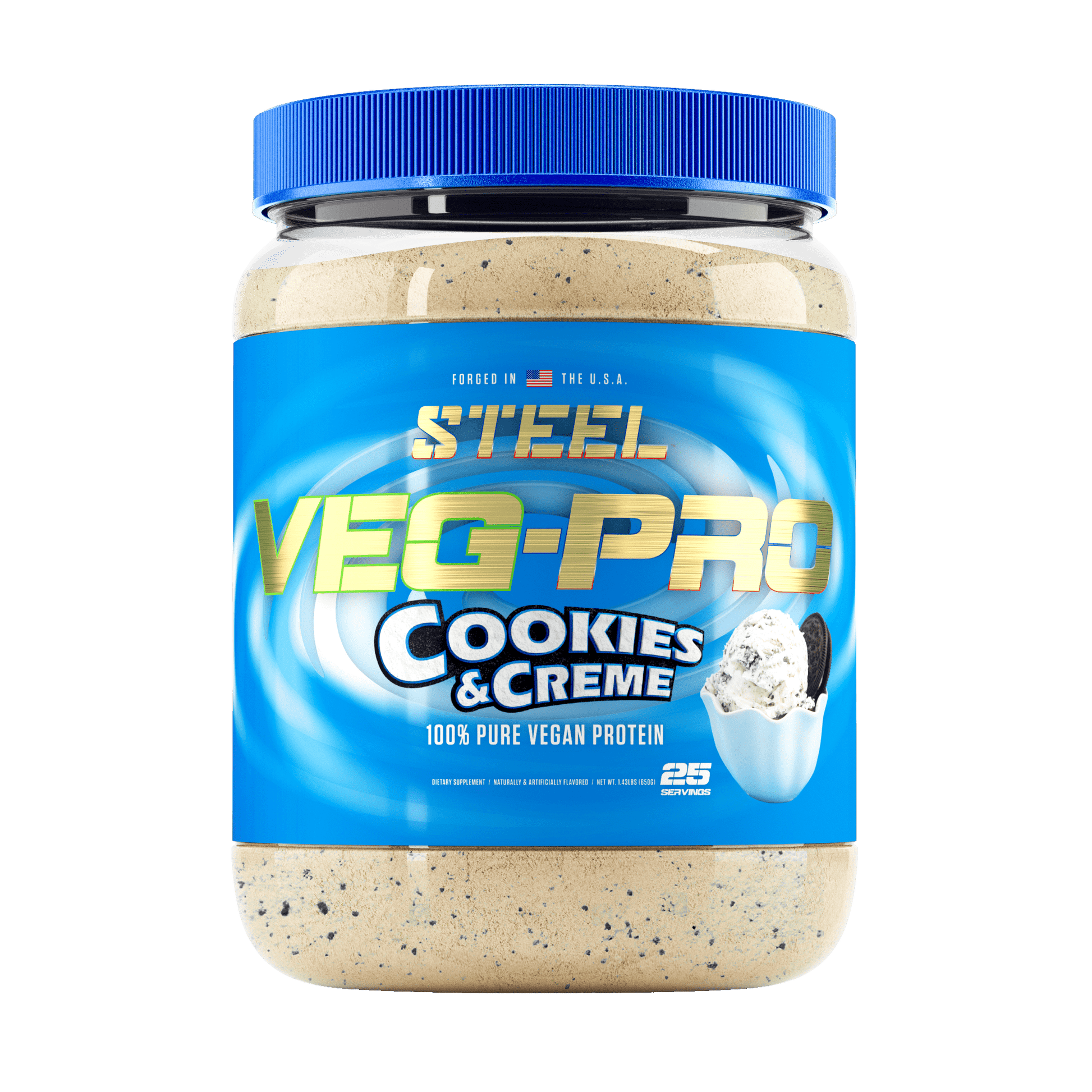 The Steel Supplements Supplement Cookies & Creme VEG-PRO